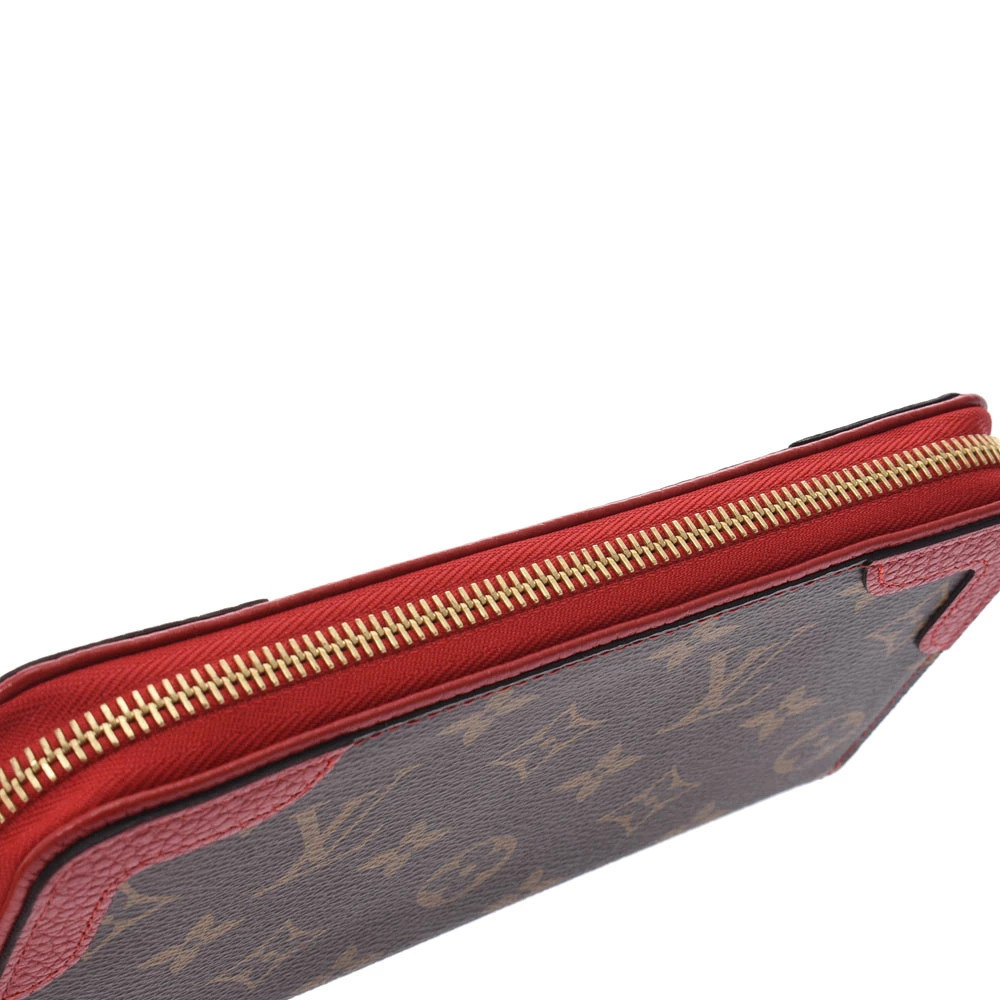 LOUIS VUITTON Monogram Retiro Zippy Wallet Cerise Red Long - Picture 5 of 8